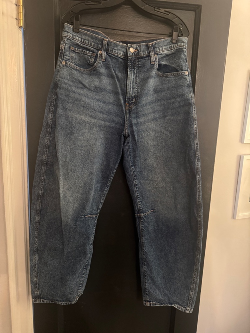 Gap Barrel Blue Denim Jeans size 31